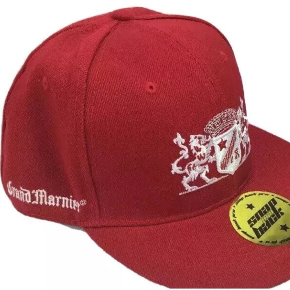 Grand Marnier Hat Snapback Pro Cap Red Embroidered Promo Liquor Liquor One Size